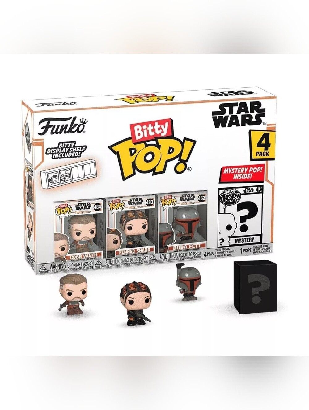 New! Funko Bitty POP! Star Wars: The Mandalorian 4-Pack – mini figures